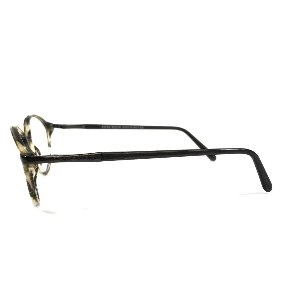 Anne Klein Eyeglasses Frames K5077 1007 Brown Gray Oval Full Rim 51-17-130